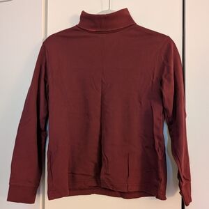 Land's End Maroon Turtle Neck